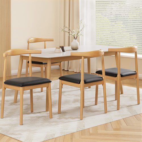 stylish leather dining chairs