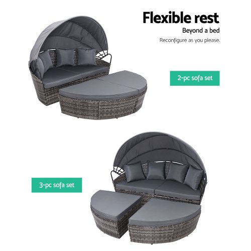 stylish outdoor day bed
