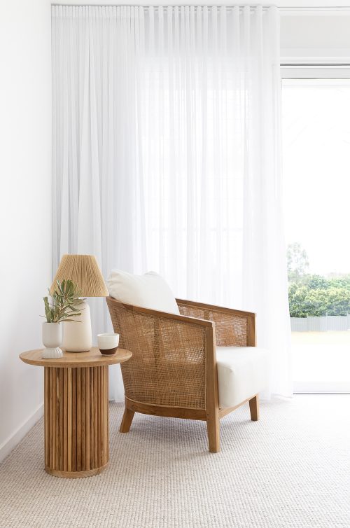 upholstered armchair