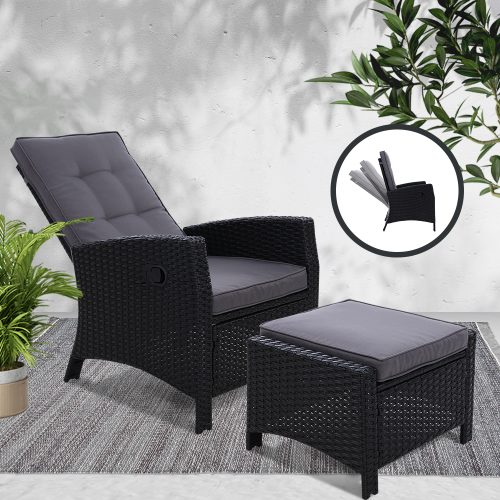 single outdoor sun chair