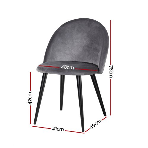 velvet curved dining chairs