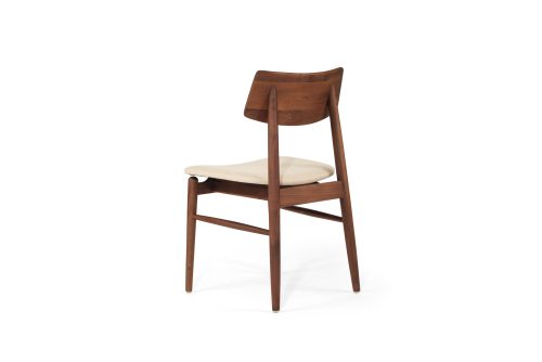 walnut wood chair