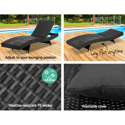 weather-resistant lounger
