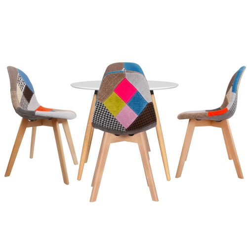 white dining table and chairs