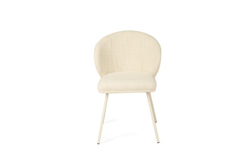 white leg dining chair