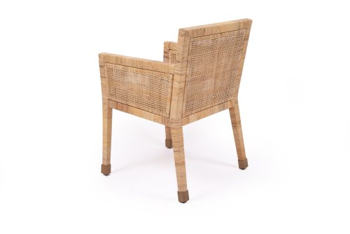 wicker armchair