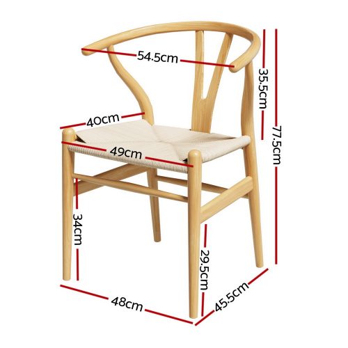 wishbone back chairs