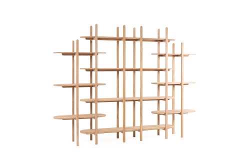 wood bookshelf 300cm