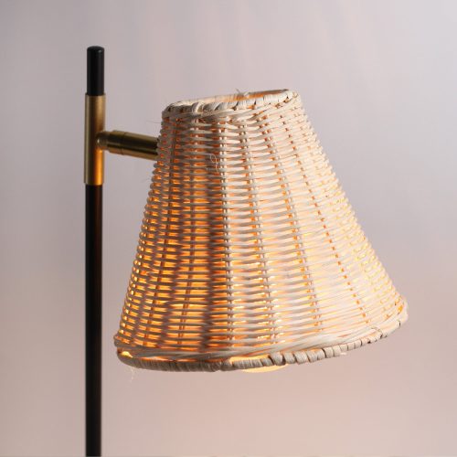 woven table lamp