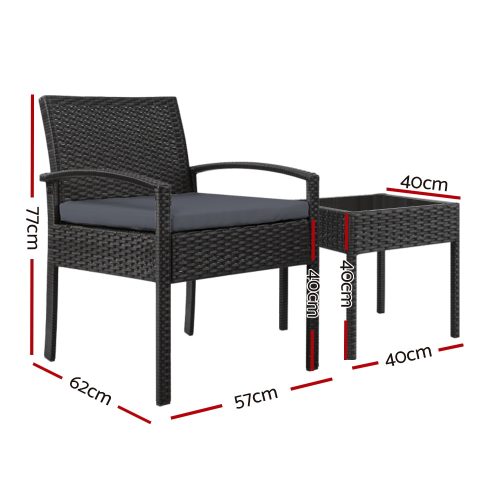 3 piece patio furniture