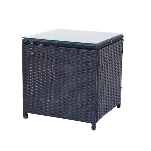 3pc black outdoor set