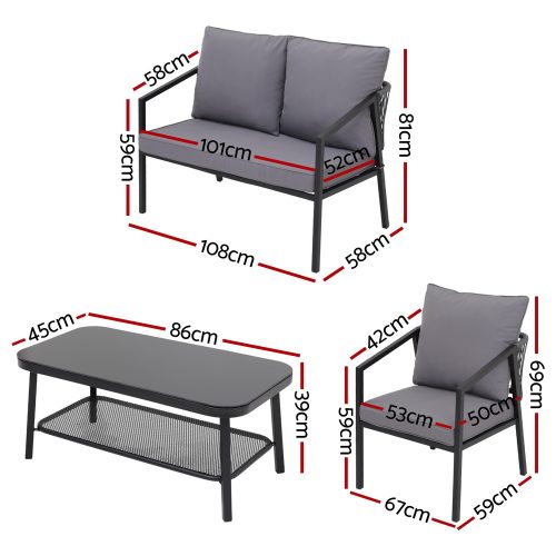 4 seater patio furniture