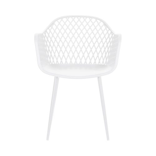 4pc white outdoor chair set