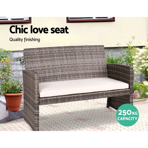 Gardeon grey outdoor set