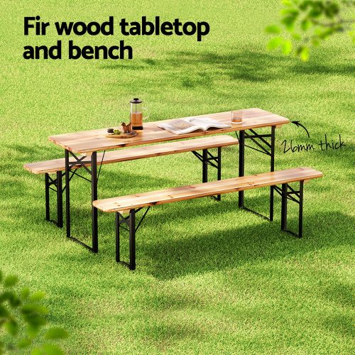 Gardeon patio bench set