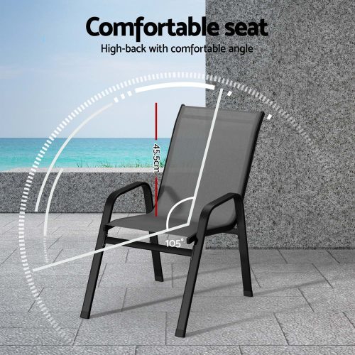 Gardeon stackable chairs
