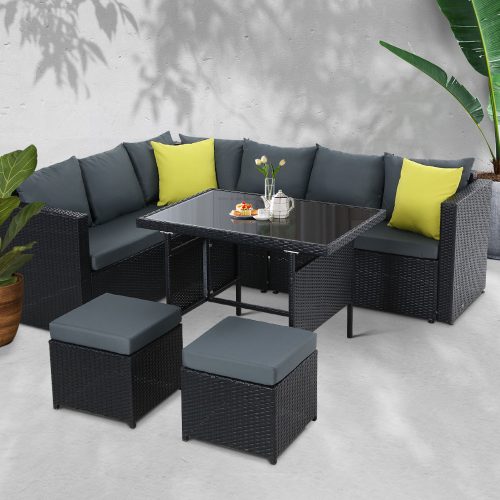 Gardeon wicker setting