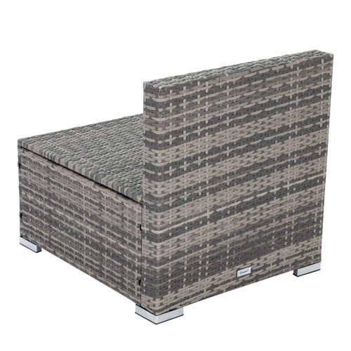 armless garden sofa