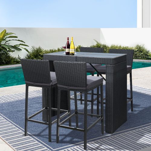 backyard patio bar set