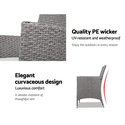 backyard wicker set