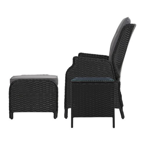 black adjustable recliner chairs
