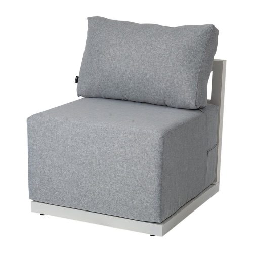Alfresco Contemporary All-Weather Lounge Set – Charcoal Grey - Image 5