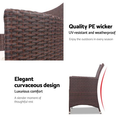 compact outdoor table set