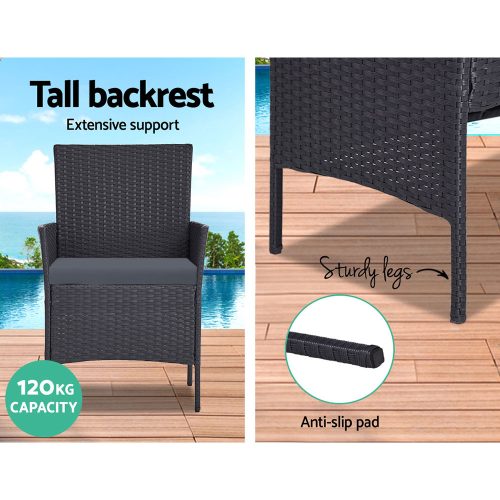 contemporary patio seating