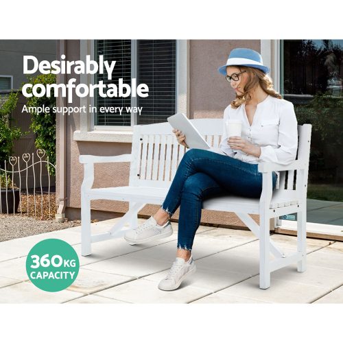 decorative patio bench