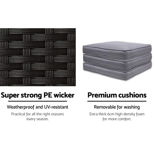 durable wicker bar furniture