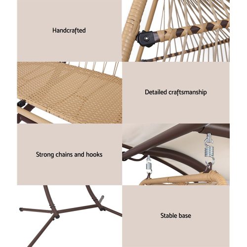 garden swing chair with stand