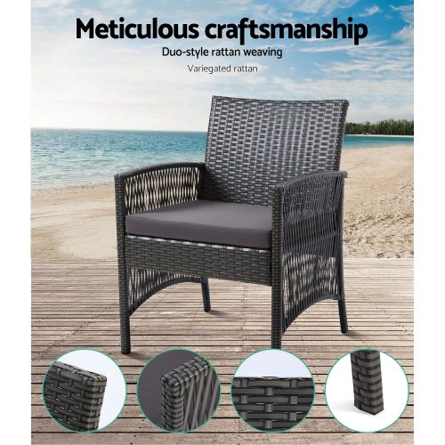 garden table and chairs