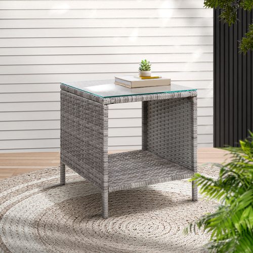 grey outdoor furniture