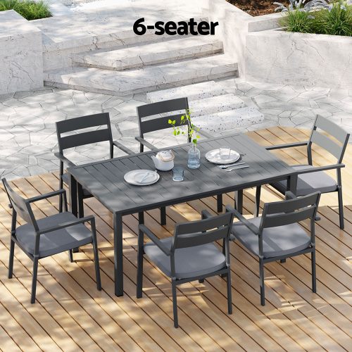 large garden dining set