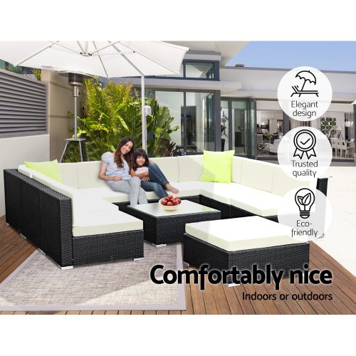large patio furniture set