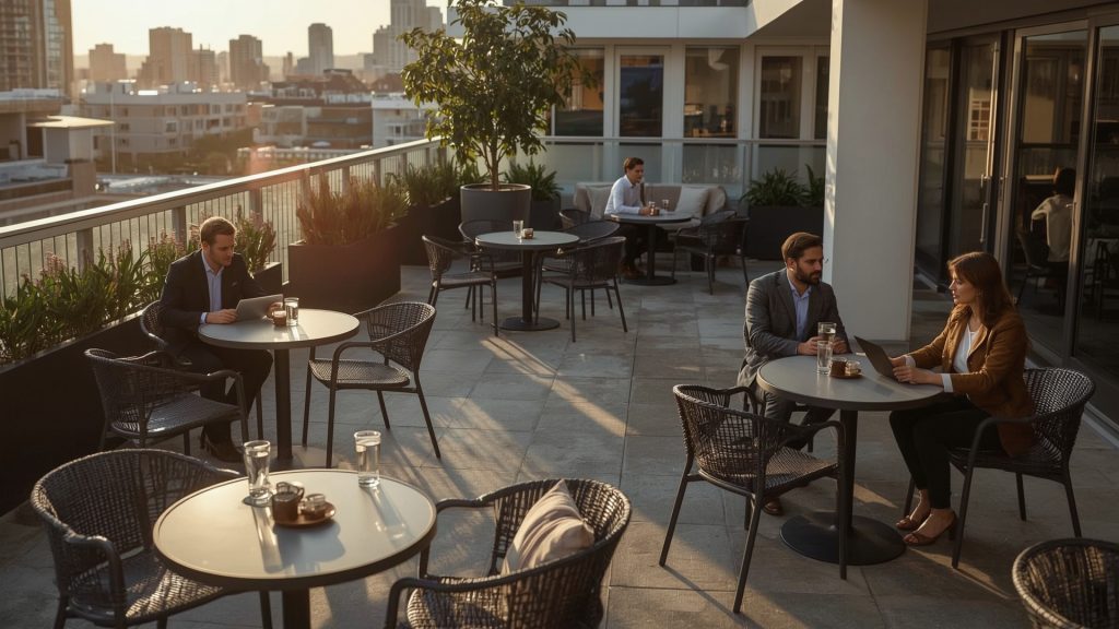modern commercial outdoor furniture