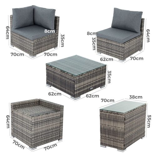 patio furniture with storage