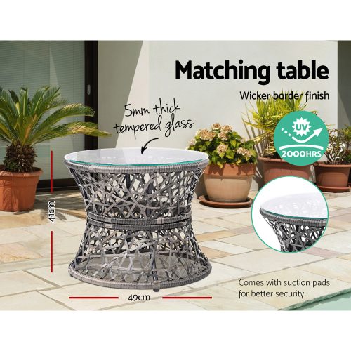 patio papasan chair set