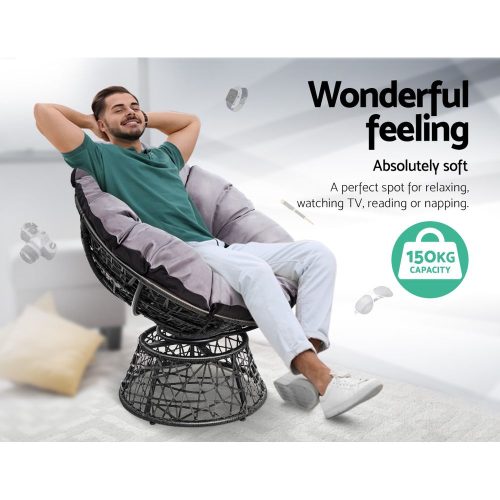 single papasan garden chair