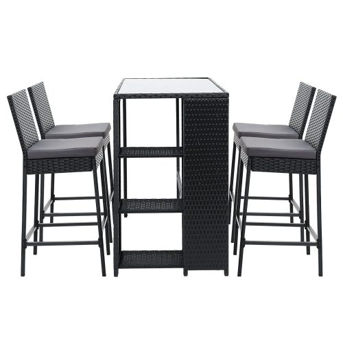 wicker bar stools