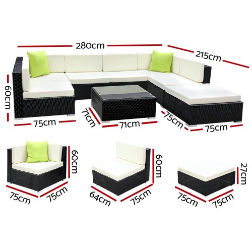 wicker outdoor sofa set