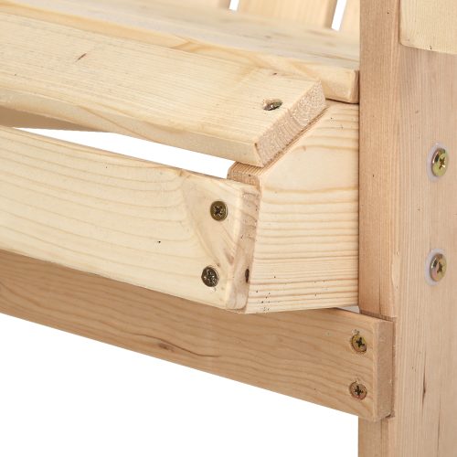wooden lounge chairs