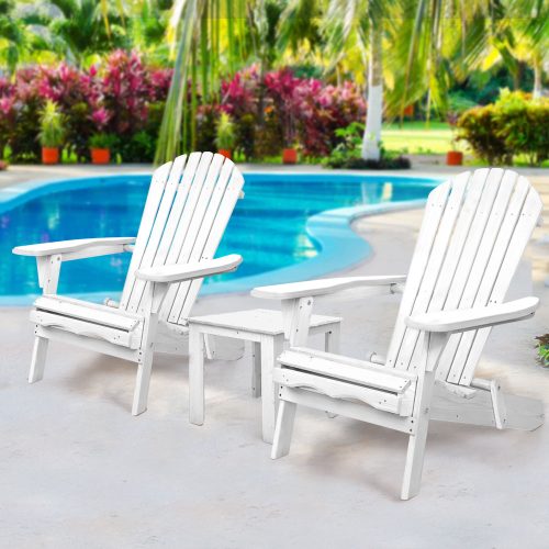 wooden outdoor table and chairs